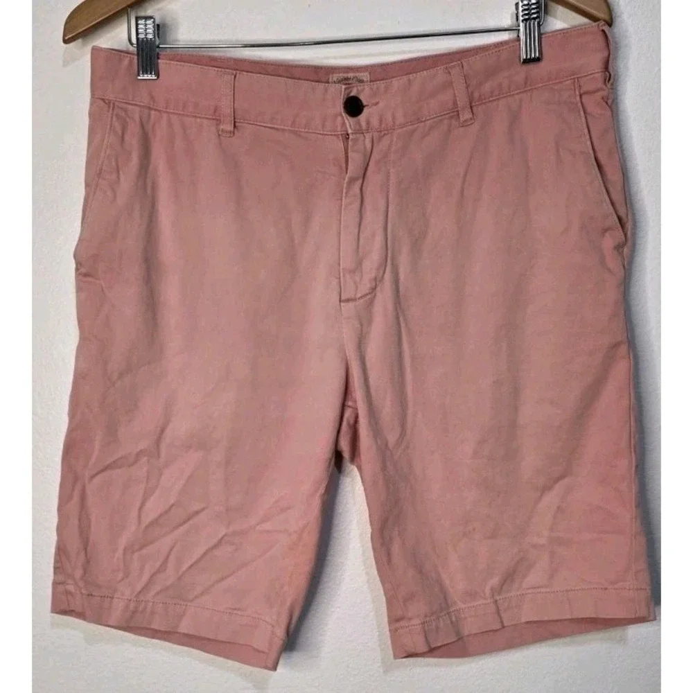 Faherty Men 32 Salmon Pink‎ Chino Shorts Casual Golf Summer Beach Outdoor